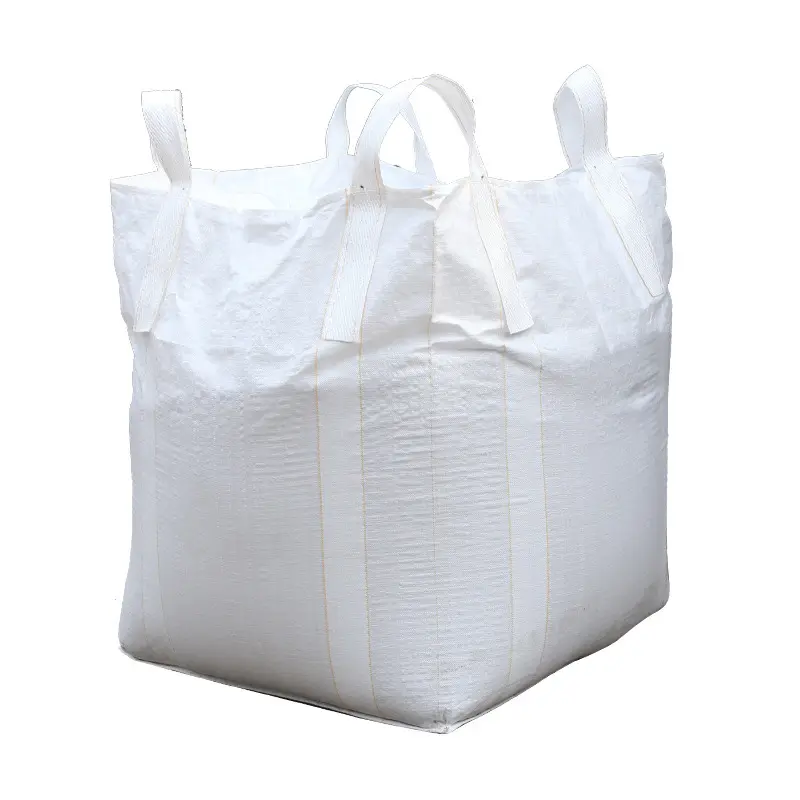 1 ton 2t bulk pp jumbo big waste scrap storage plastic fibc pvc bags 1000kg 1.5 ton industrial feed bags for cement