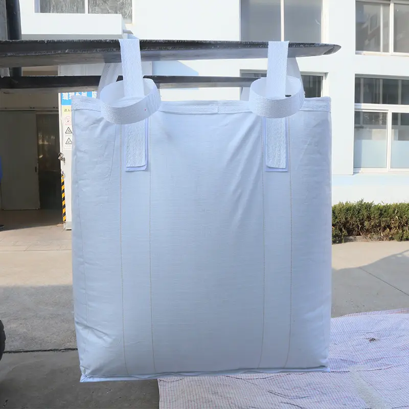 100% Polypropylene Woven 1 Ton Big Bag Jumbo Bulk Bag For Packing Cement Chemicals Manufacturer