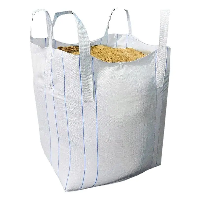 pp woven bag 1 Ton new pp strong loading fibc bulk big jumbo bag with customized logo